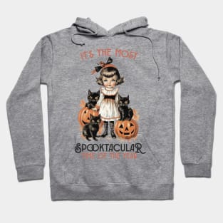 Its the most spooktacular time of the year halloween vintage Hoodie